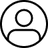 Generic user profile icon with a circular outline of a person.